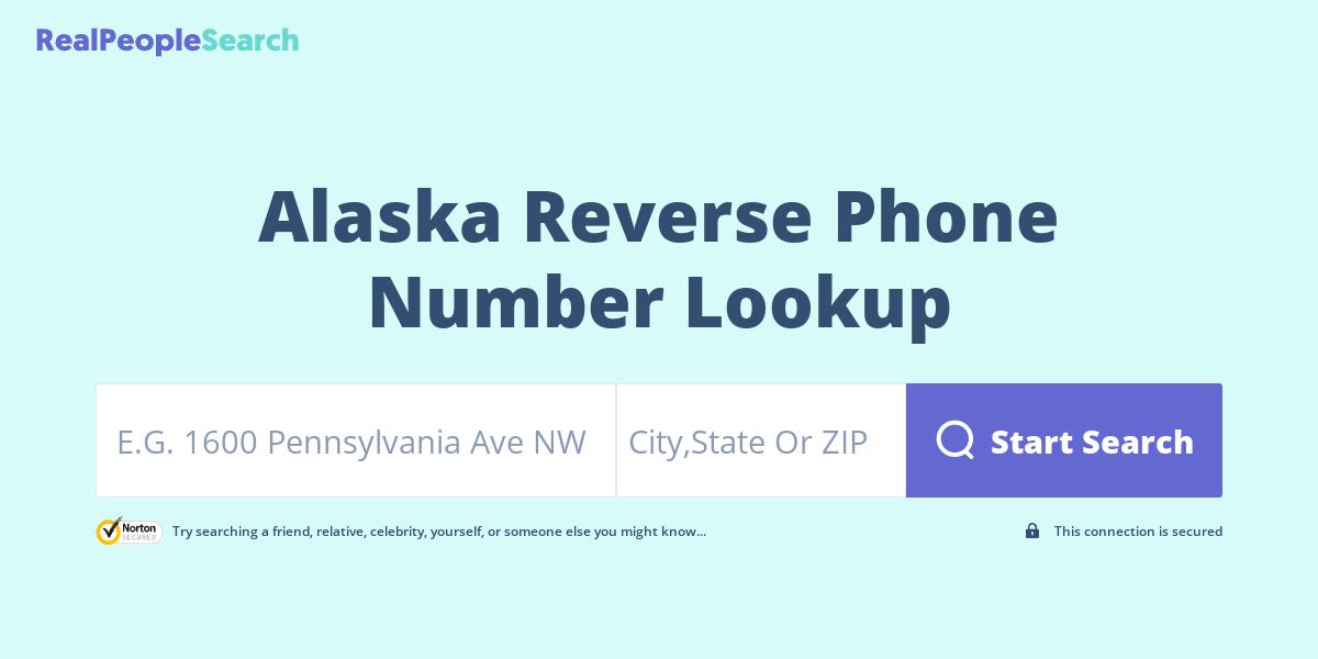 Alaska Reverse Phone Number Lookup & Search