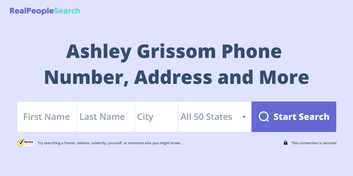 Ashley Grissom Phone Number, Address and More｜ RealPeopleSearch