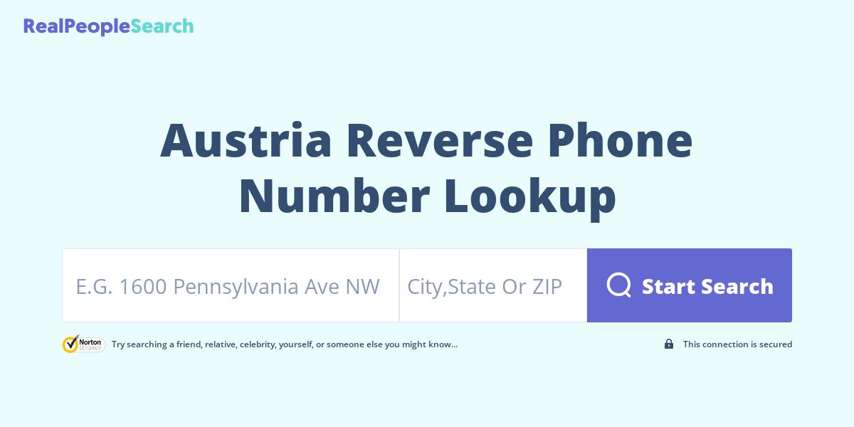 Austria Reverse Phone Number Lookup & Search
