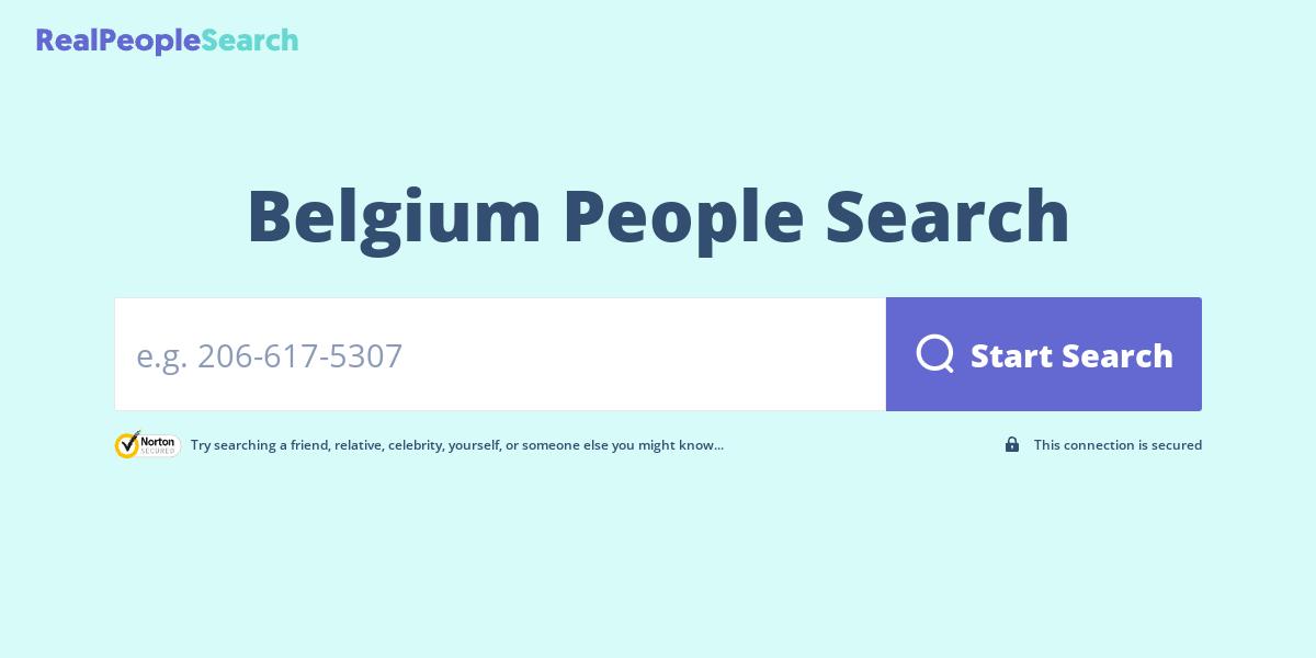 Belgium People Search