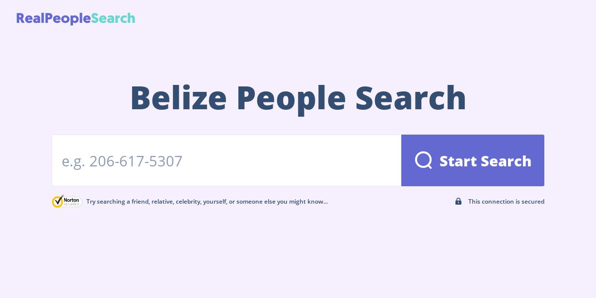 Belize People Search
