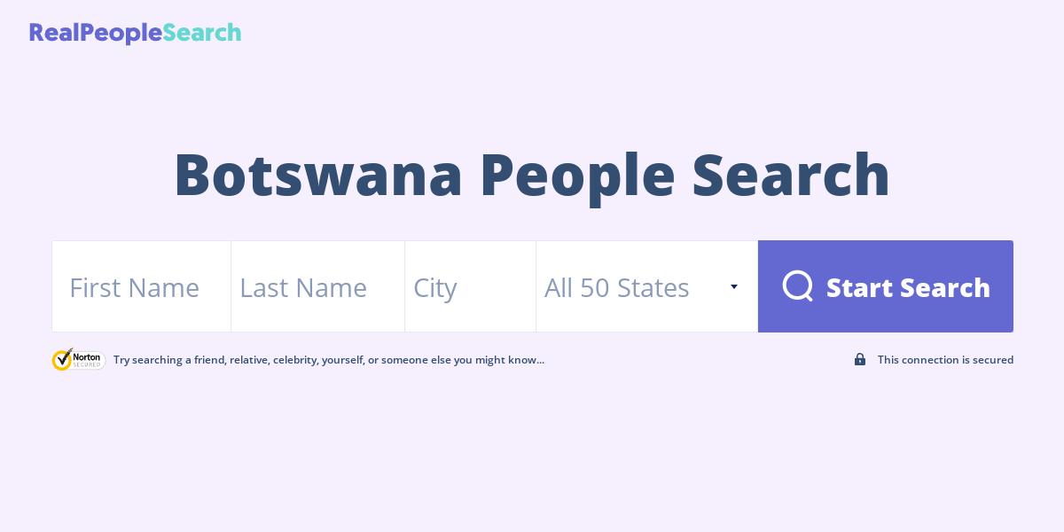 Botswana People Search