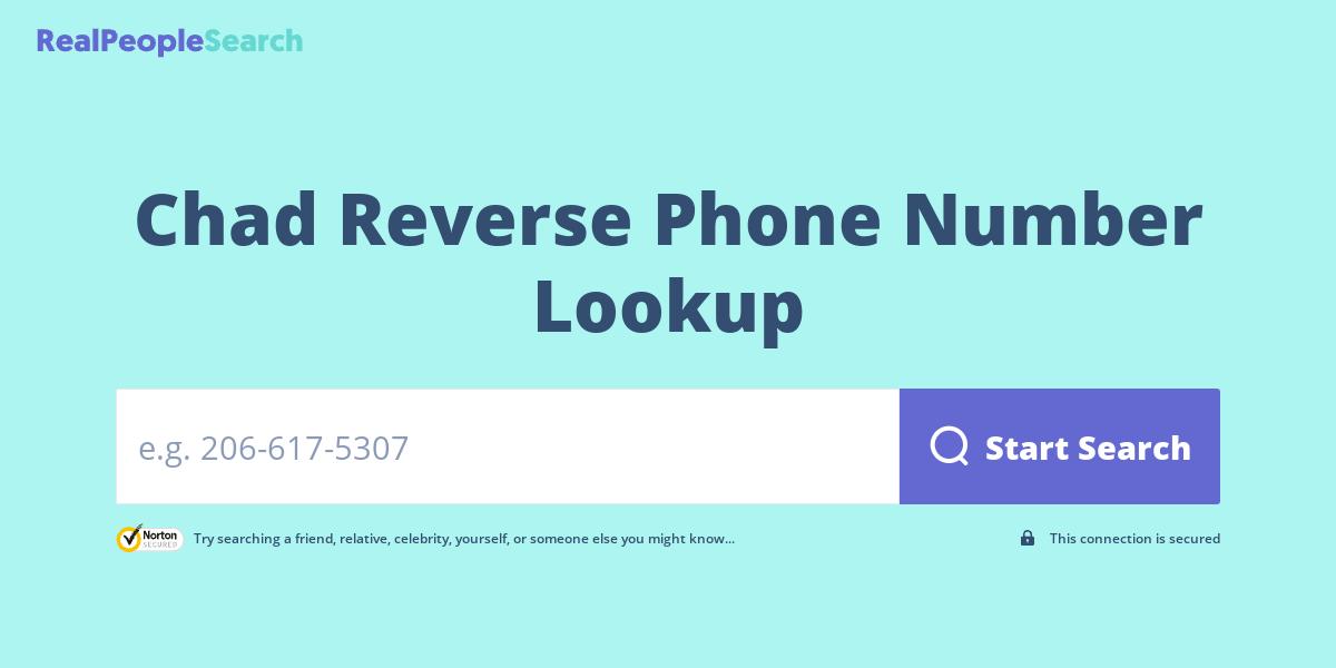 Chad Reverse Phone Number Lookup & Search