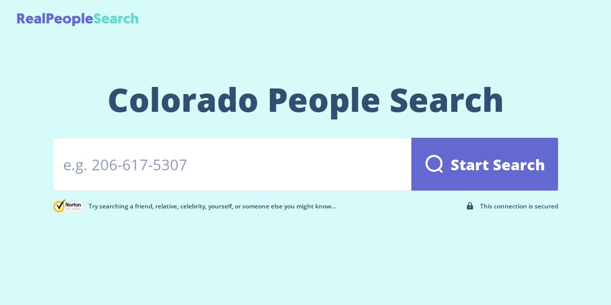 Colorado People Search