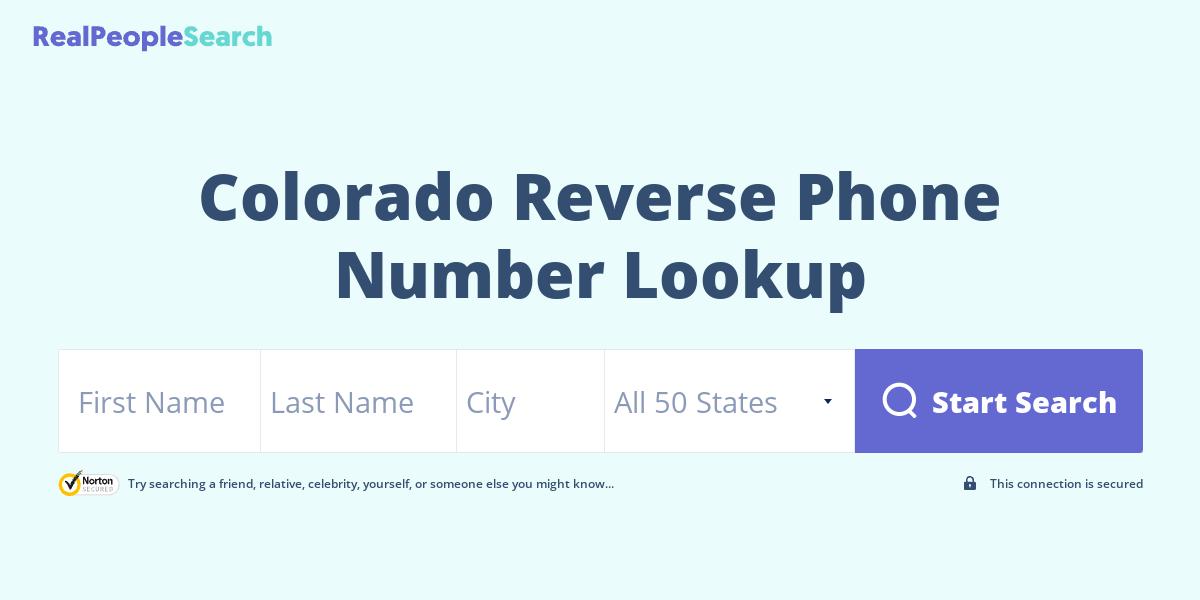 Colorado Reverse Phone Number Lookup & Search