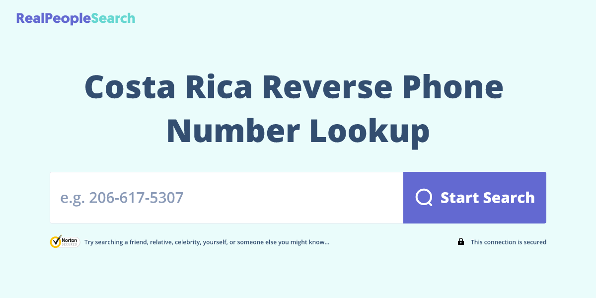 Costa Rica Reverse Phone Number Lookup & Search