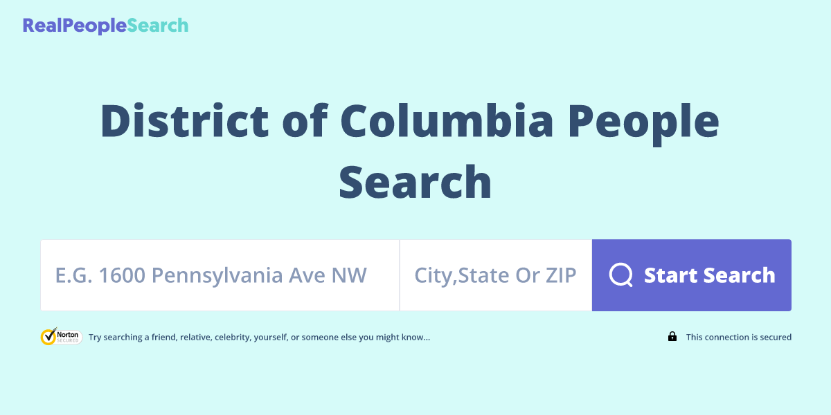 District of Columbia People Search