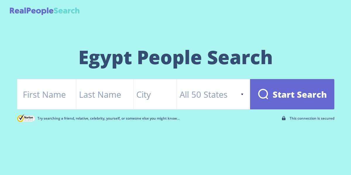 Egypt People Search