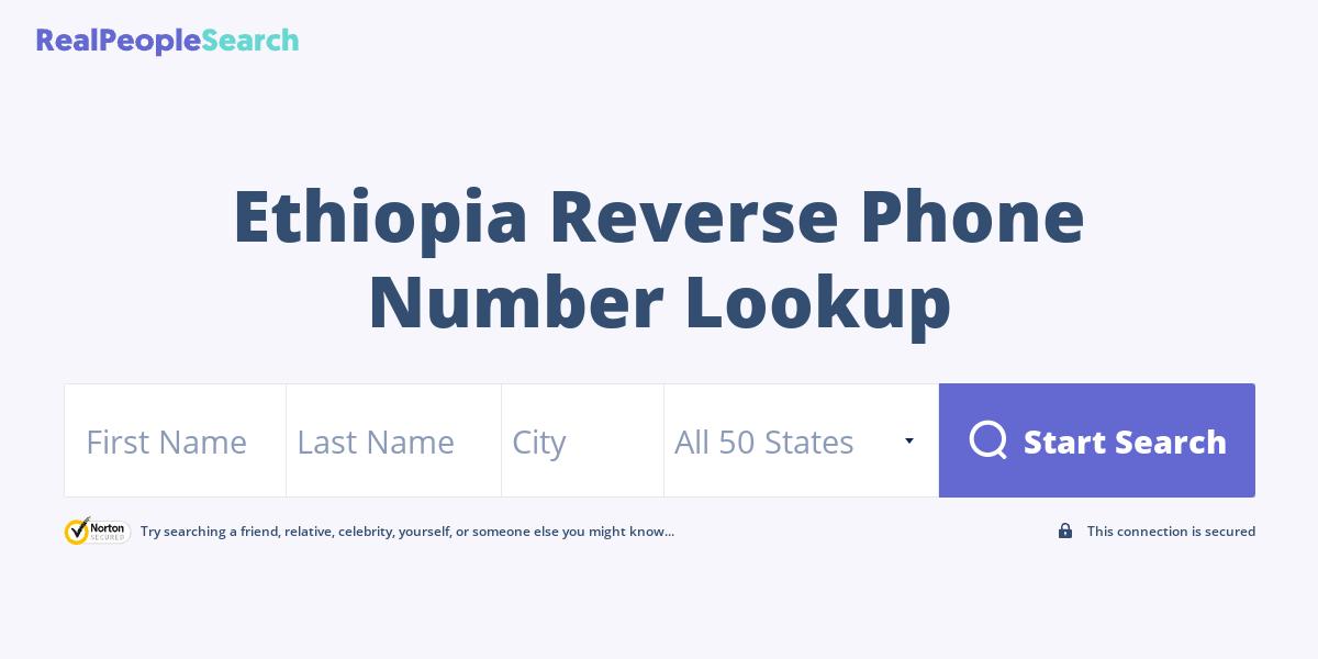 Ethiopia Reverse Phone Number Lookup & Search