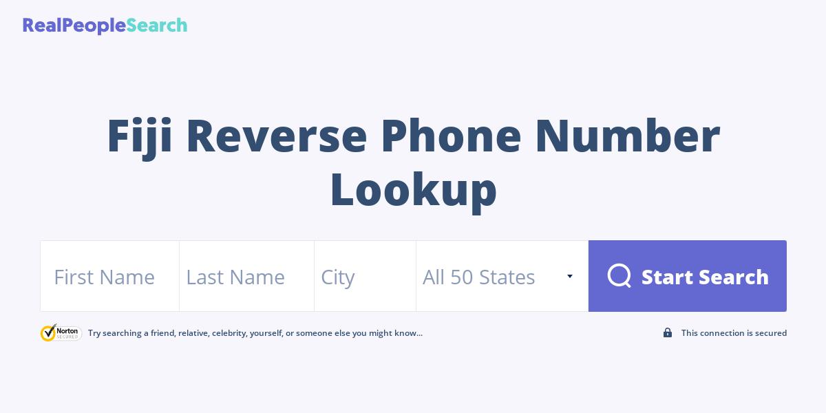 Fiji Reverse Phone Number Lookup & Search