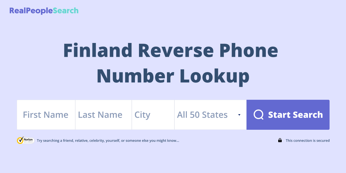 Finland Reverse Phone Number Lookup & Search