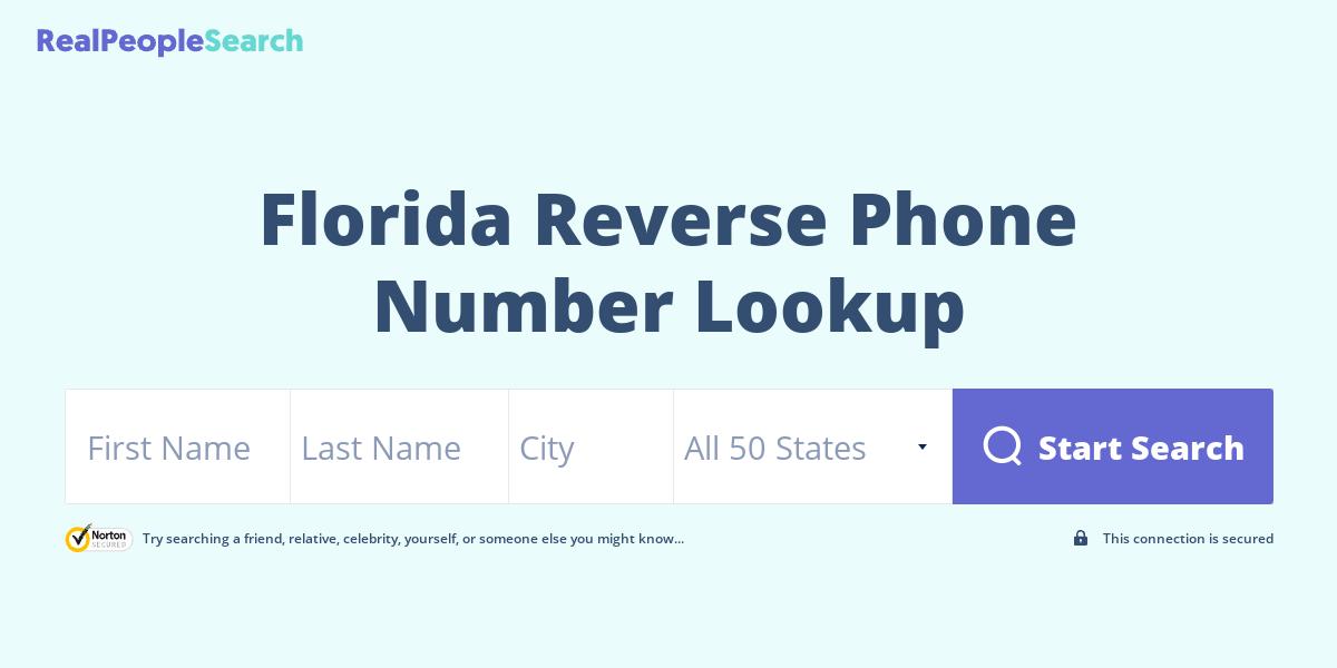 Florida Reverse Phone Number Lookup & Search
