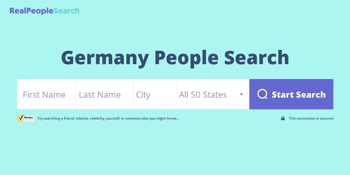 Germany People Search