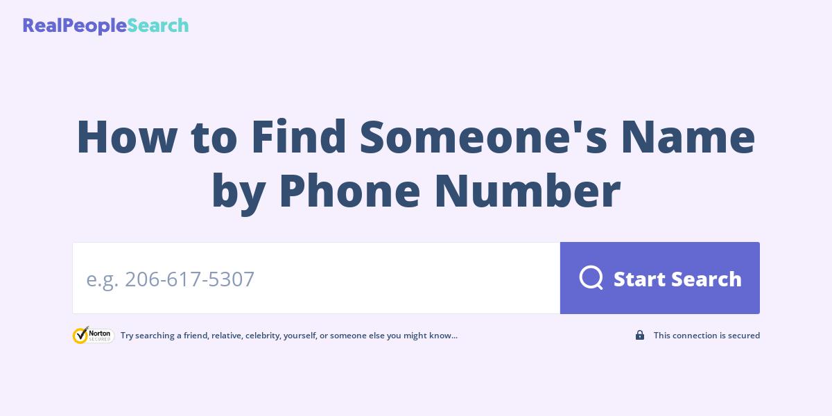 How to Find Someone's Name by Phone Number