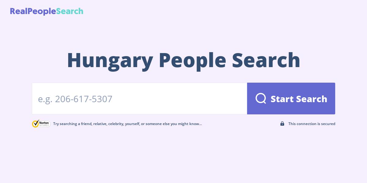 Hungary People Search