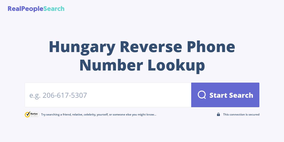 Hungary Reverse Phone Number Lookup & Search