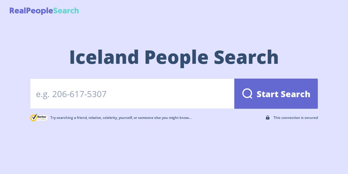 Iceland People Search