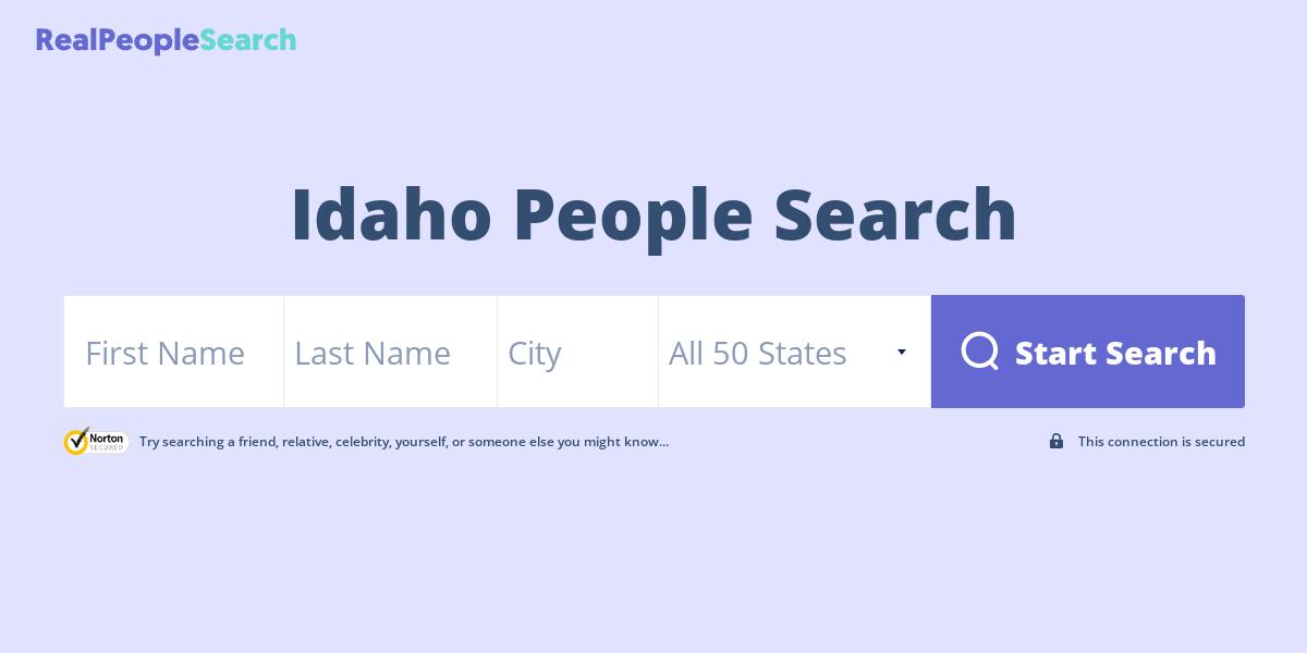 Idaho People Search