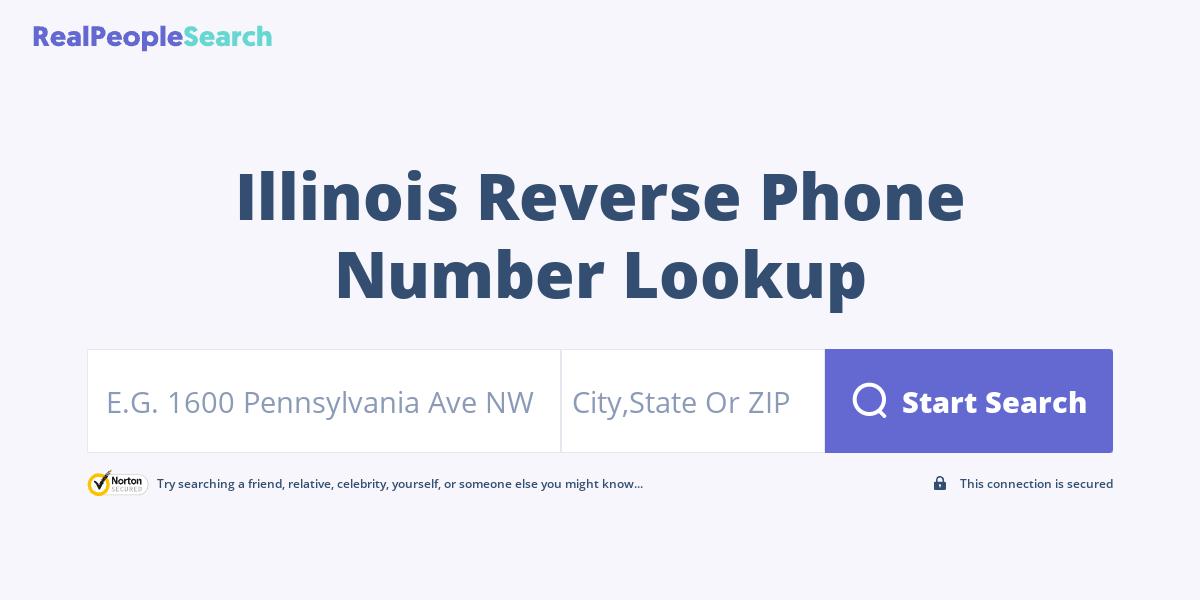 Illinois Reverse Phone Number Lookup & Search
