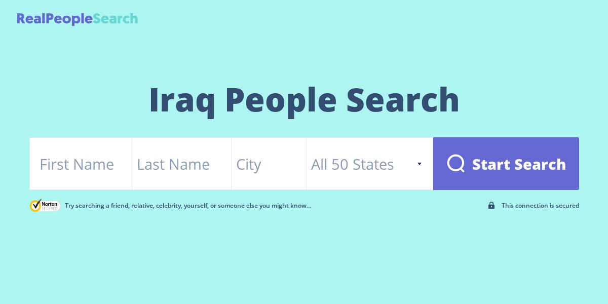 Iraq People Search