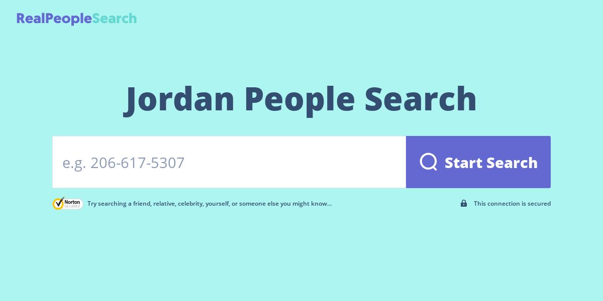 Jordan People Search