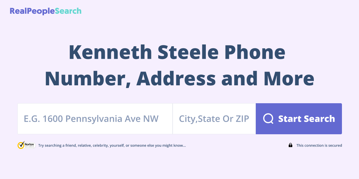 Steele Phone Number, Address and More｜ RealPeopleSearch