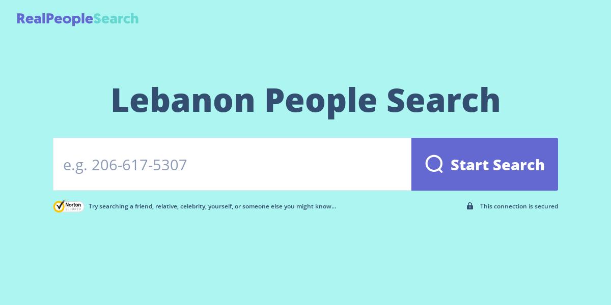 Lebanon People Search