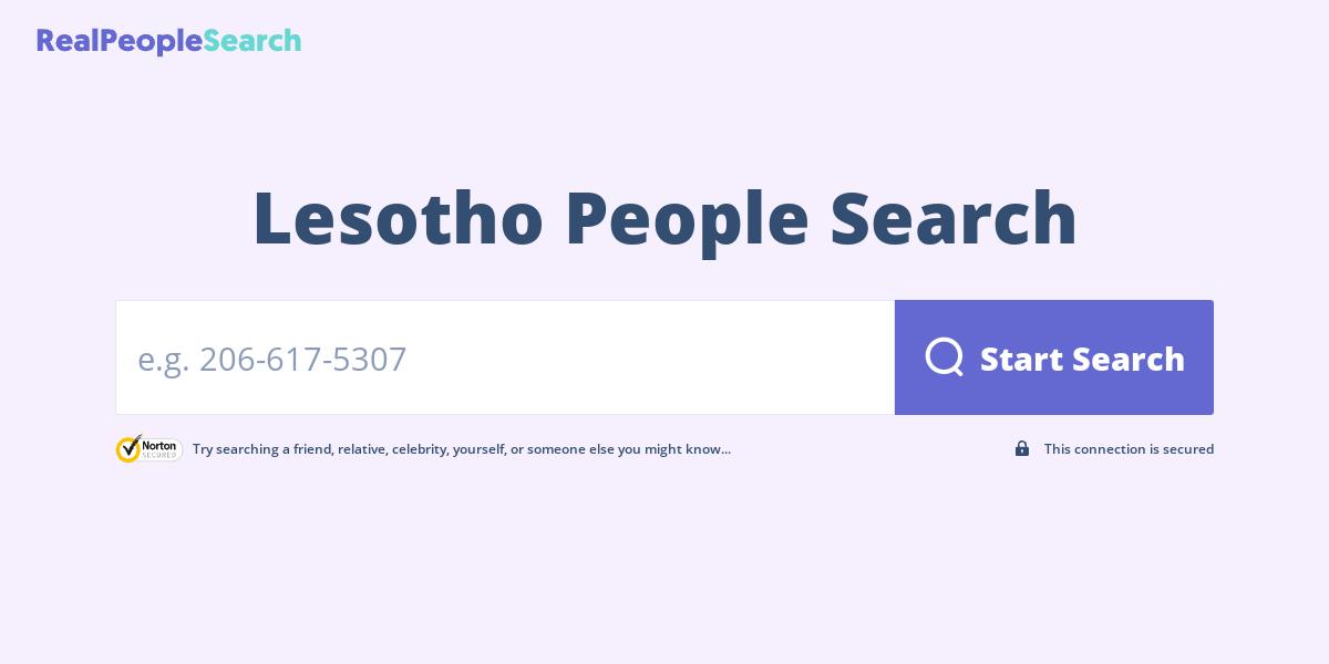 Lesotho People Search