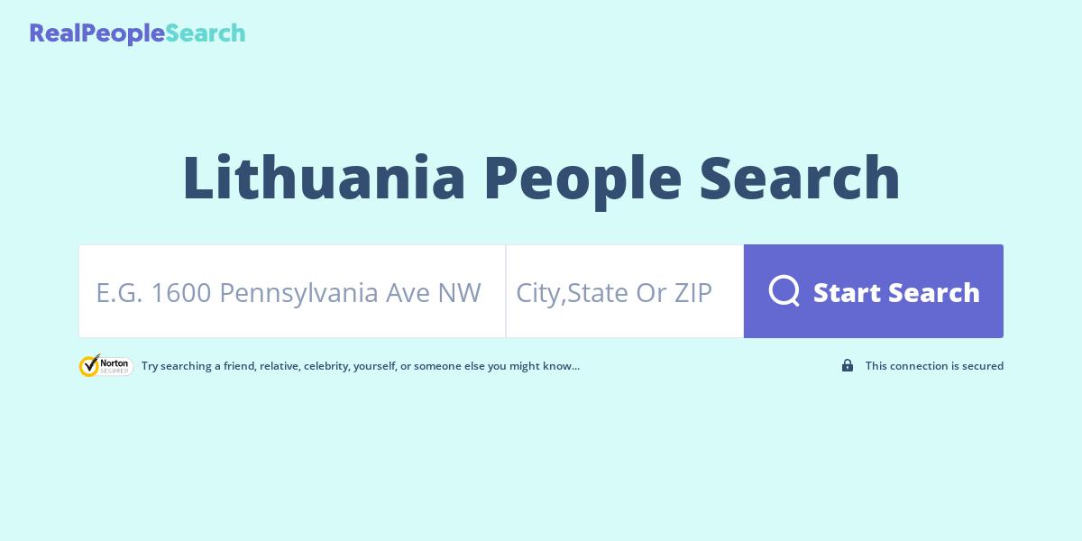 Lithuania People Search