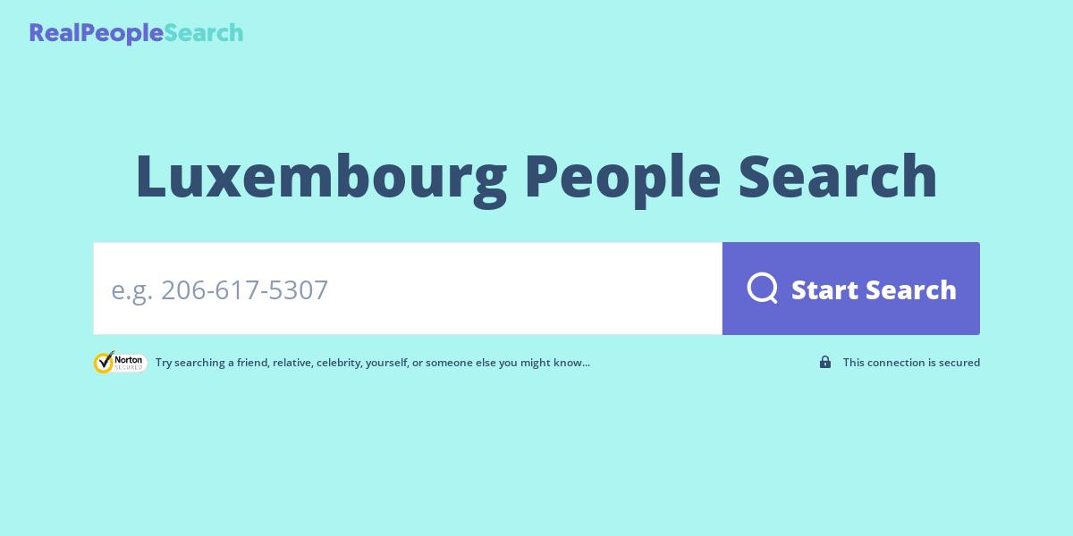 Luxembourg People Search