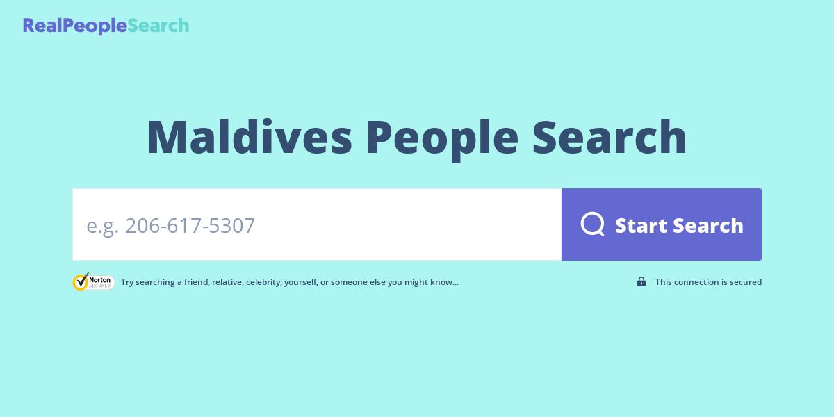 Maldives People Search