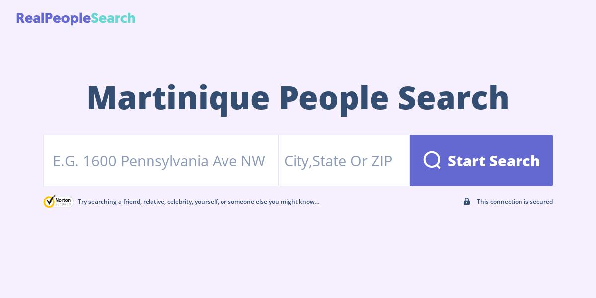 Martinique People Search