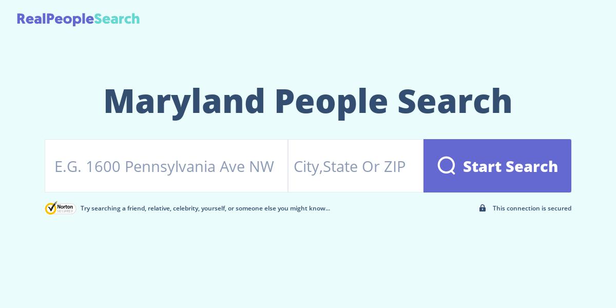 Maryland People Search