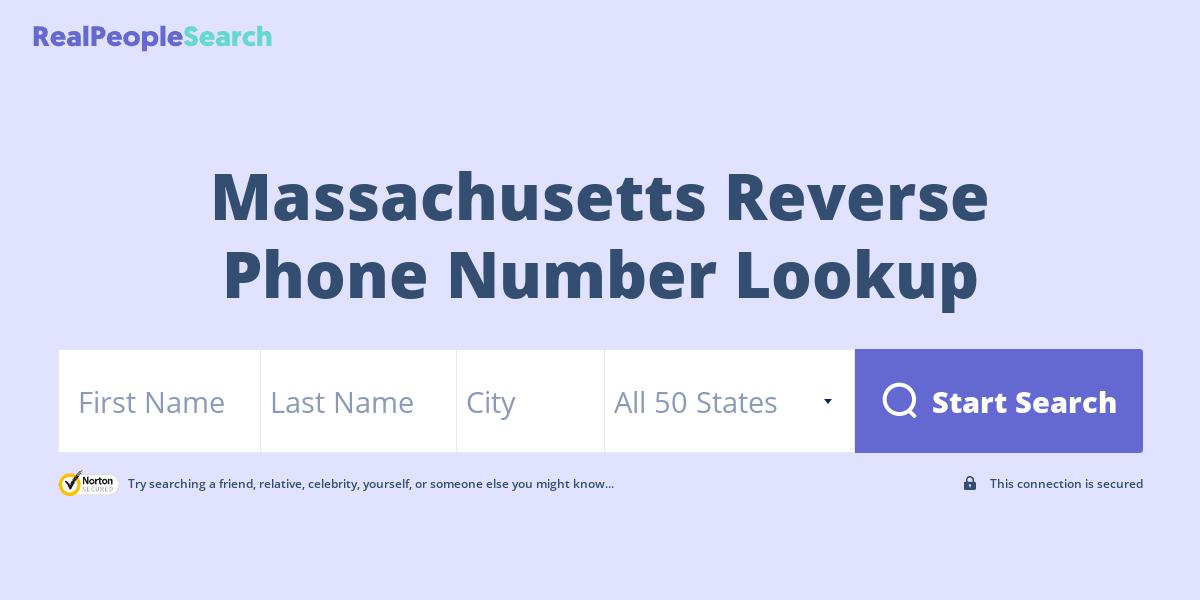 Massachusetts Reverse Phone Number Lookup & Search