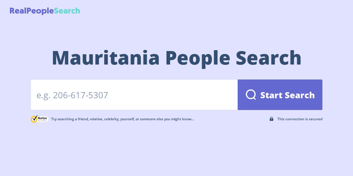 Mauritania People Search