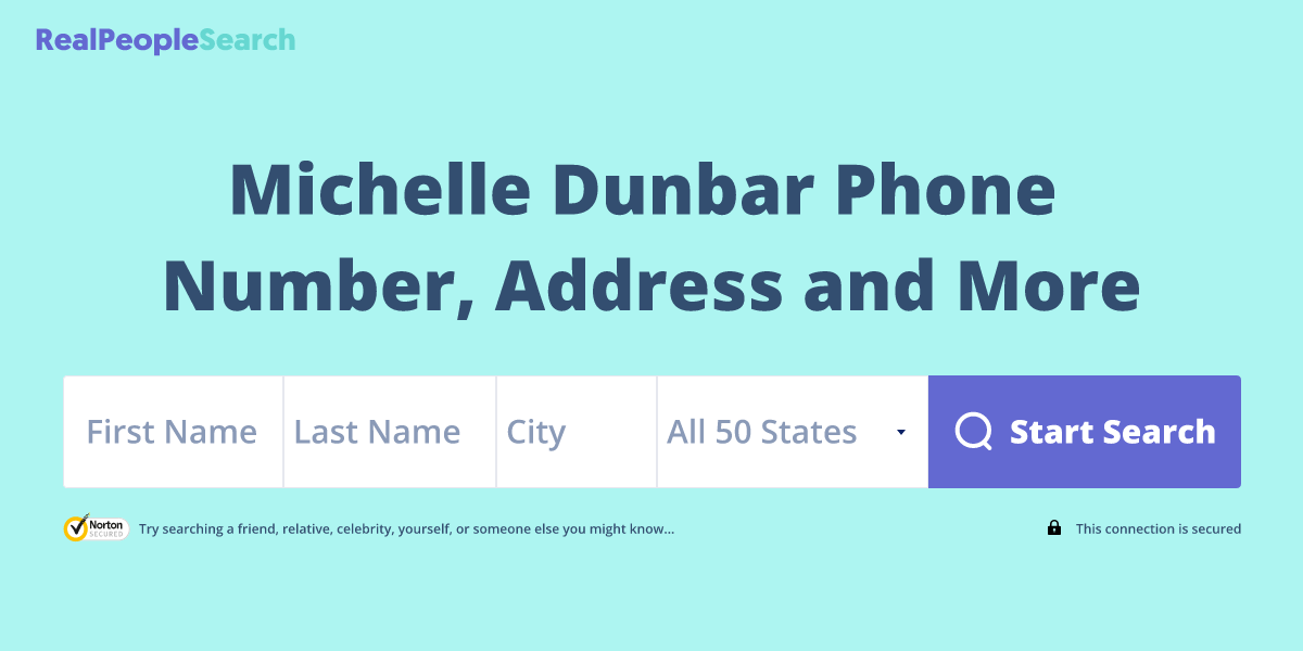 Michelle Dunbar Phone Number, Address and More｜ RealPeopleSearch