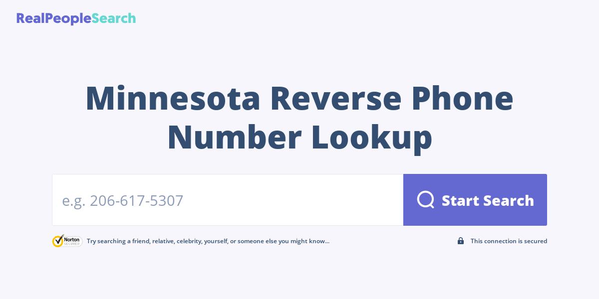 Minnesota Reverse Phone Number Lookup & Search