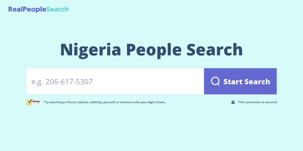 Nigeria People Search