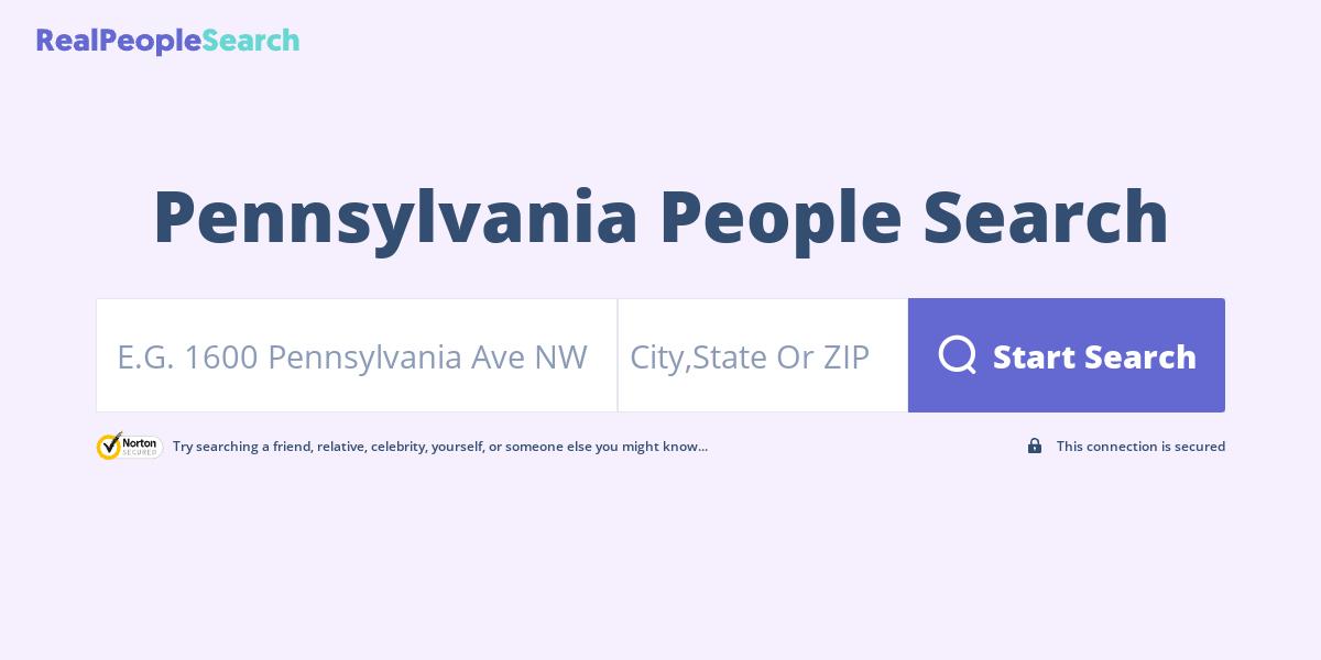 Pennsylvania People Search