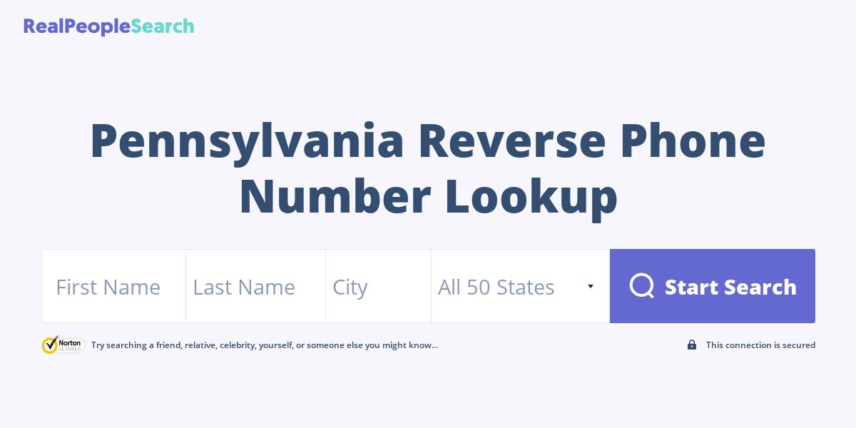 Pennsylvania Reverse Phone Number Lookup & Search