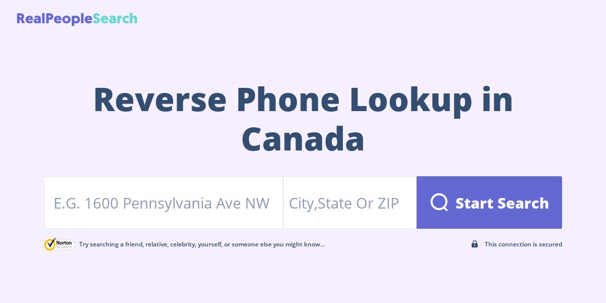 Reverse Phone Lookup in Canada