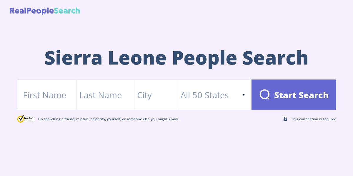 Sierra Leone People Search