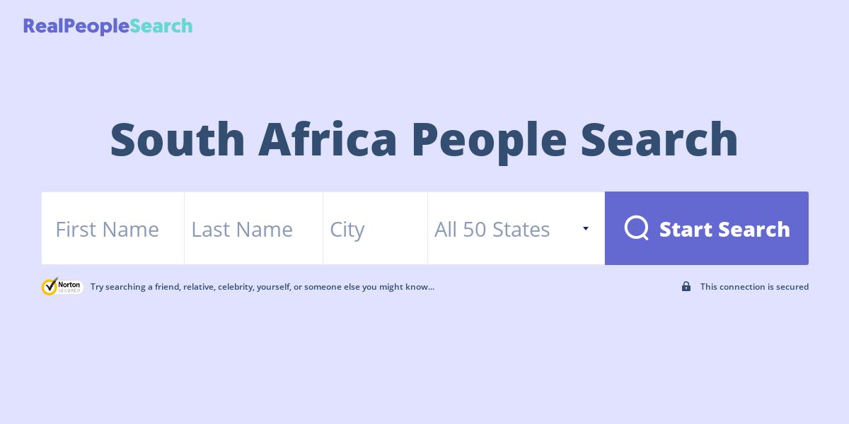 South Africa People Search