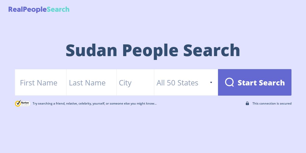 Sudan People Search