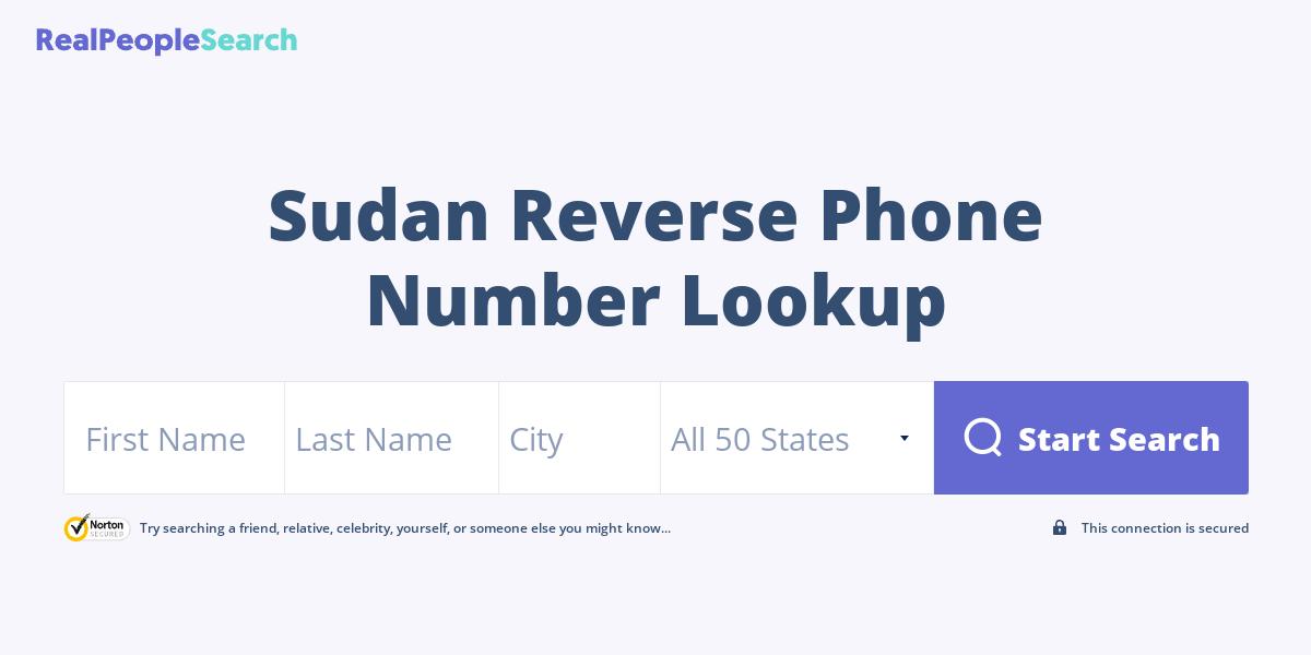 Sudan Reverse Phone Number Lookup & Search