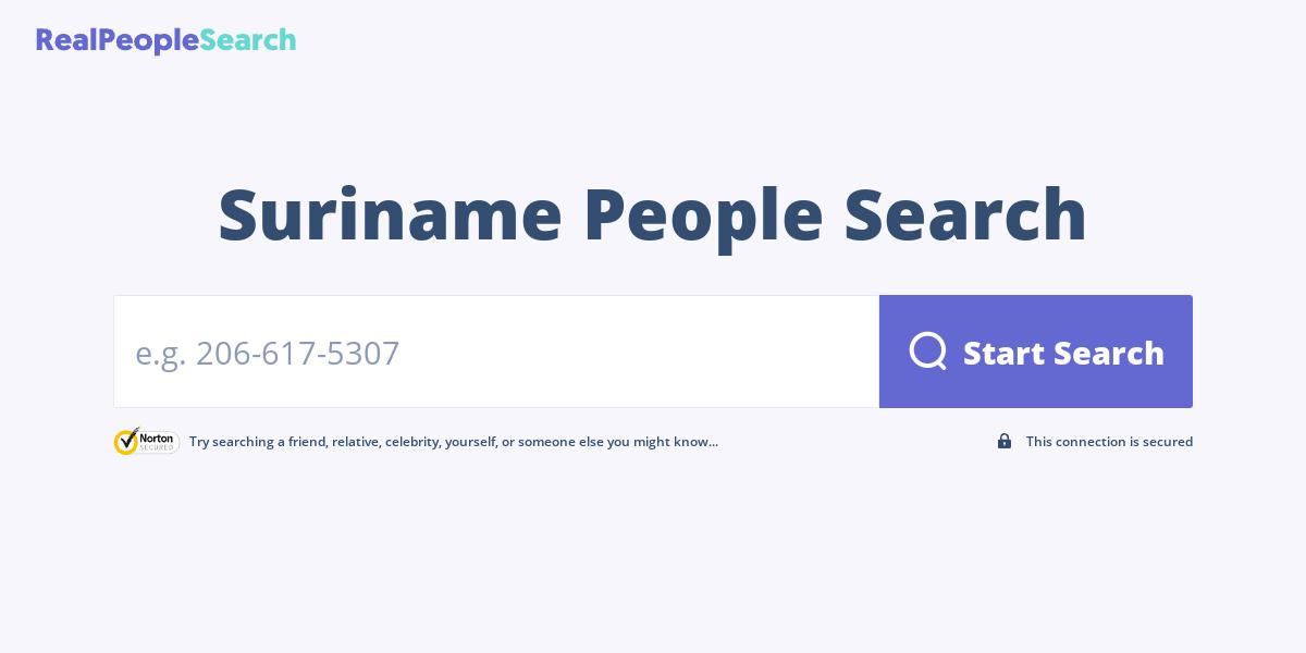 Suriname People Search