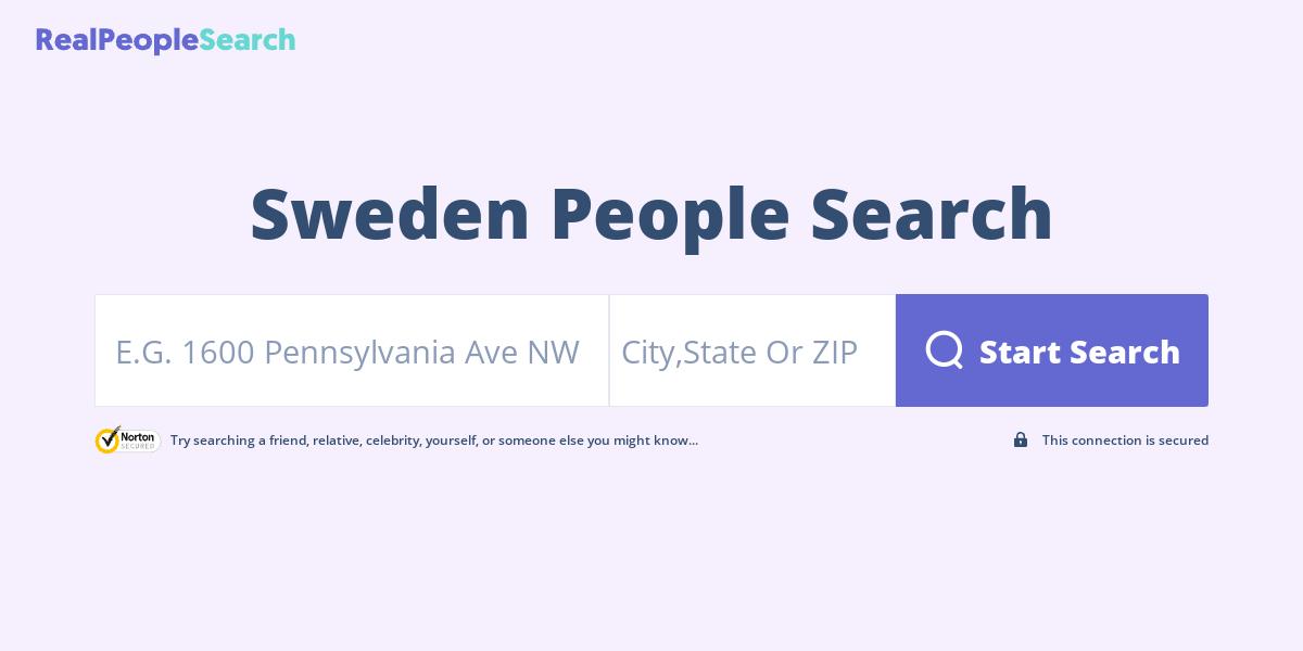 Sweden People Search