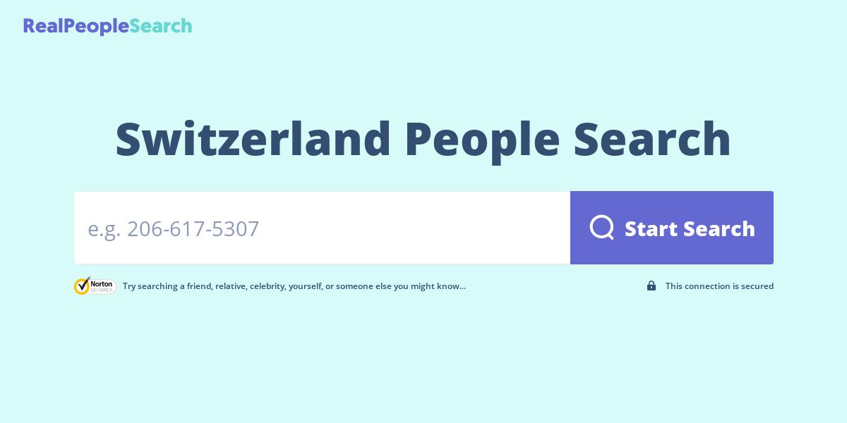 Switzerland People Search