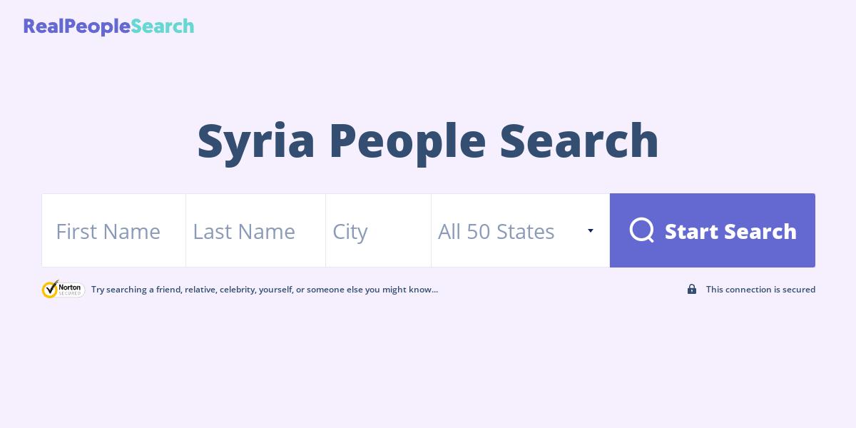 Syria People Search