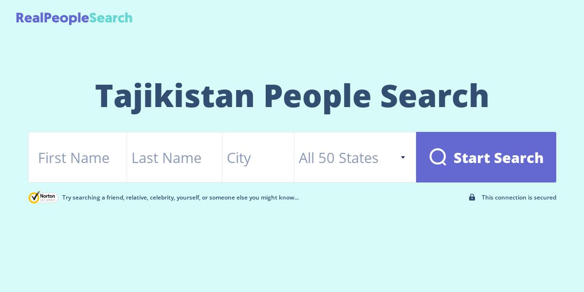 Tajikistan People Search